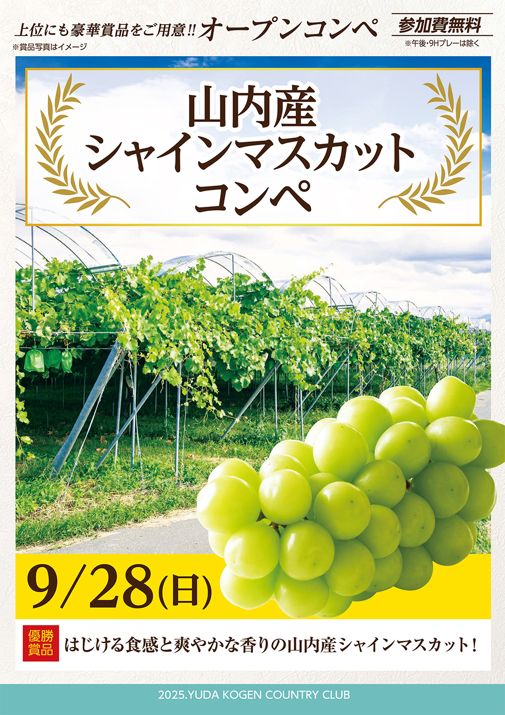 山内産シャインマスカットコンペ